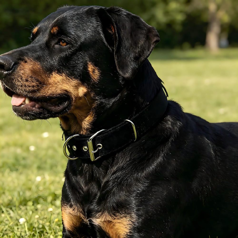Generic Heavy-Duty Nylon Dog Collar: outdoor adventure ready for strong pullers.