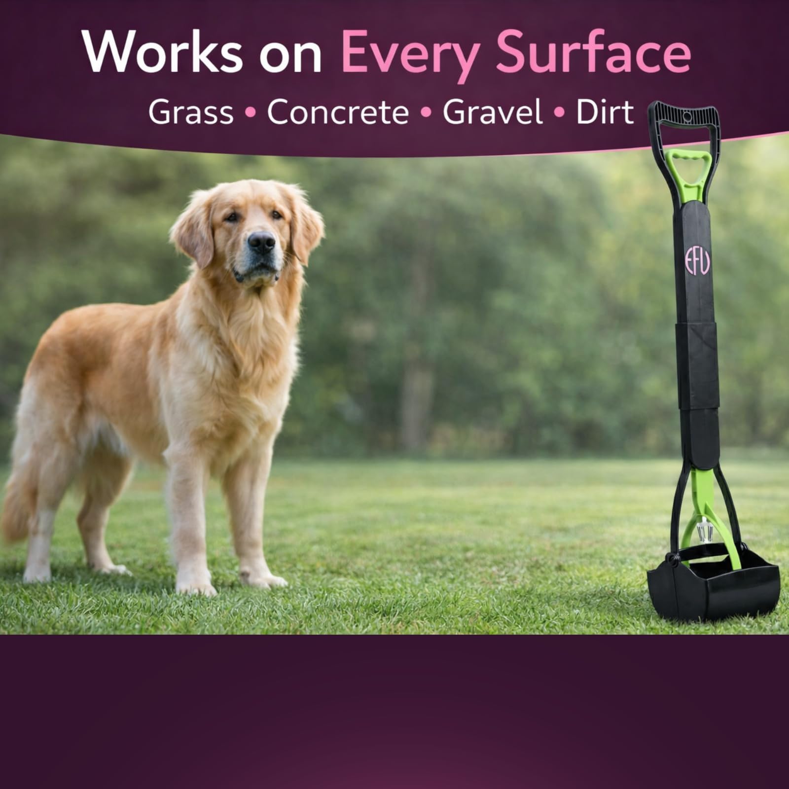 Generic heavy-duty foldable jaw resists bending during daily yard use.