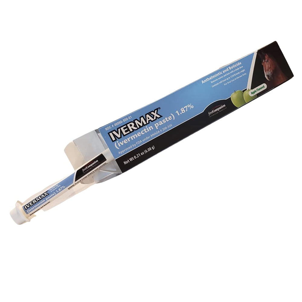 Generic Ivermax apple-flavored paste safe for foals and adults