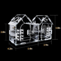 Generic Jumping Spider Enclosure side view highlighting all-side ventilation