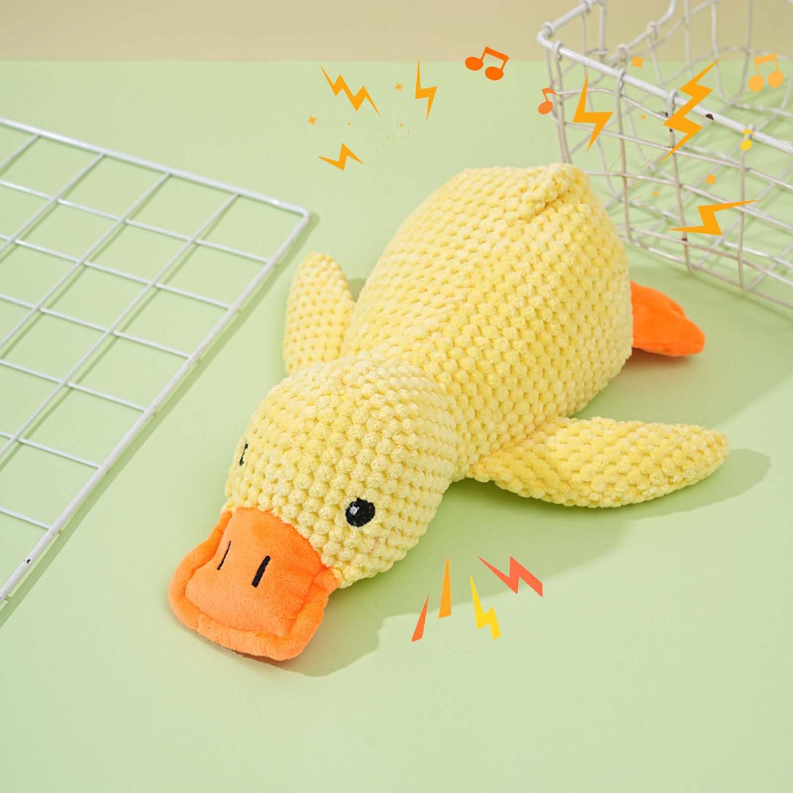 Generic Mellow Dog Calming Duck toy, safe material for dogs of all sizes.