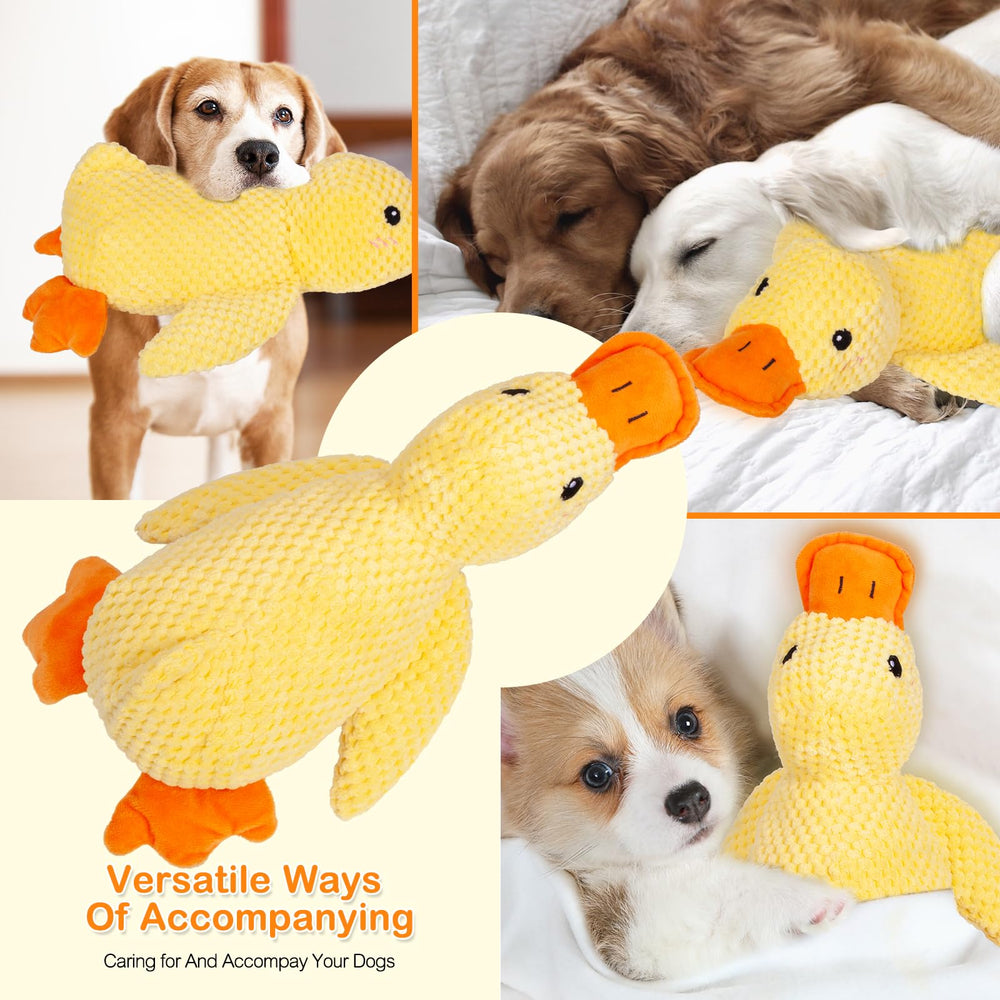 Generic Mellow Dog Calming Duck toy, cozy pillow option for nap or rest.