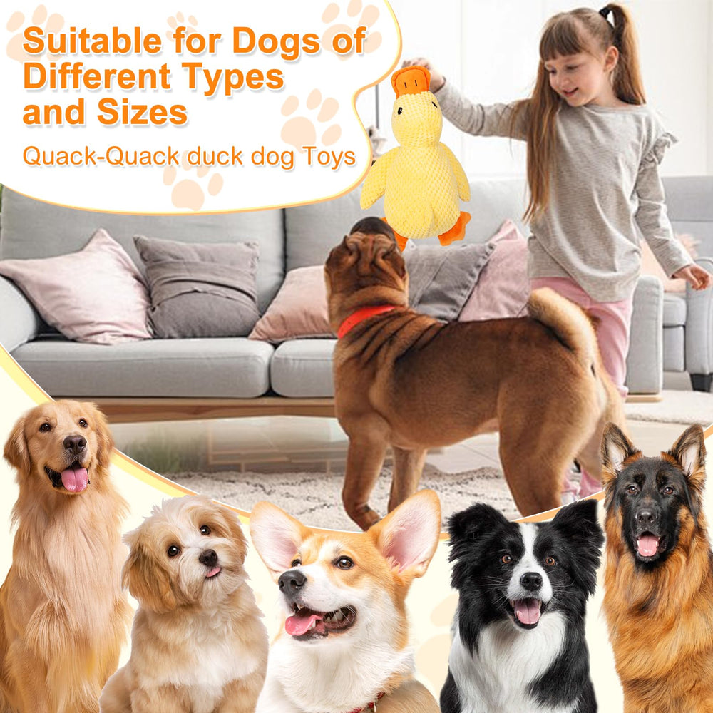 Generic Mellow Dog Calming Duck toy, indoor-friendly play with quick sessions.