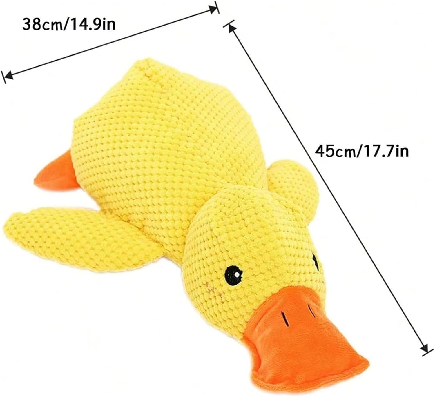 Generic Mellow Ducks Calming Pillow quacking toy close-up for interactive play