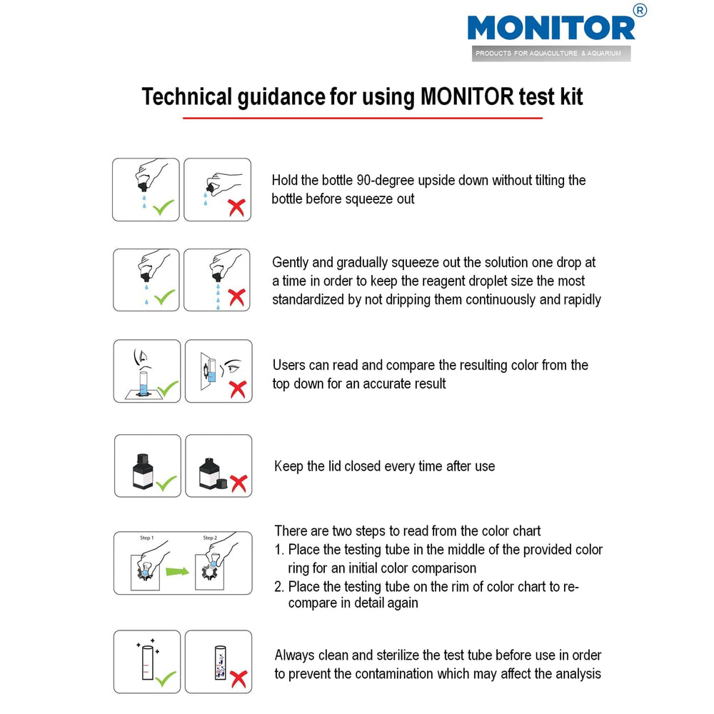 Generic Monitor DISSOLVED Oxygen Test Kit seawater sample during test.