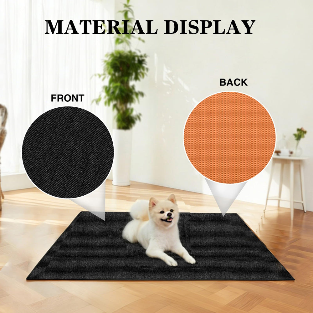 Generic non-slip bottom keeps mat in place on any floor