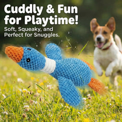 Generic Paw-FECT Piece Goose Squeaky Toy — crinkle wings and squeaker boost multi-sensory fun.