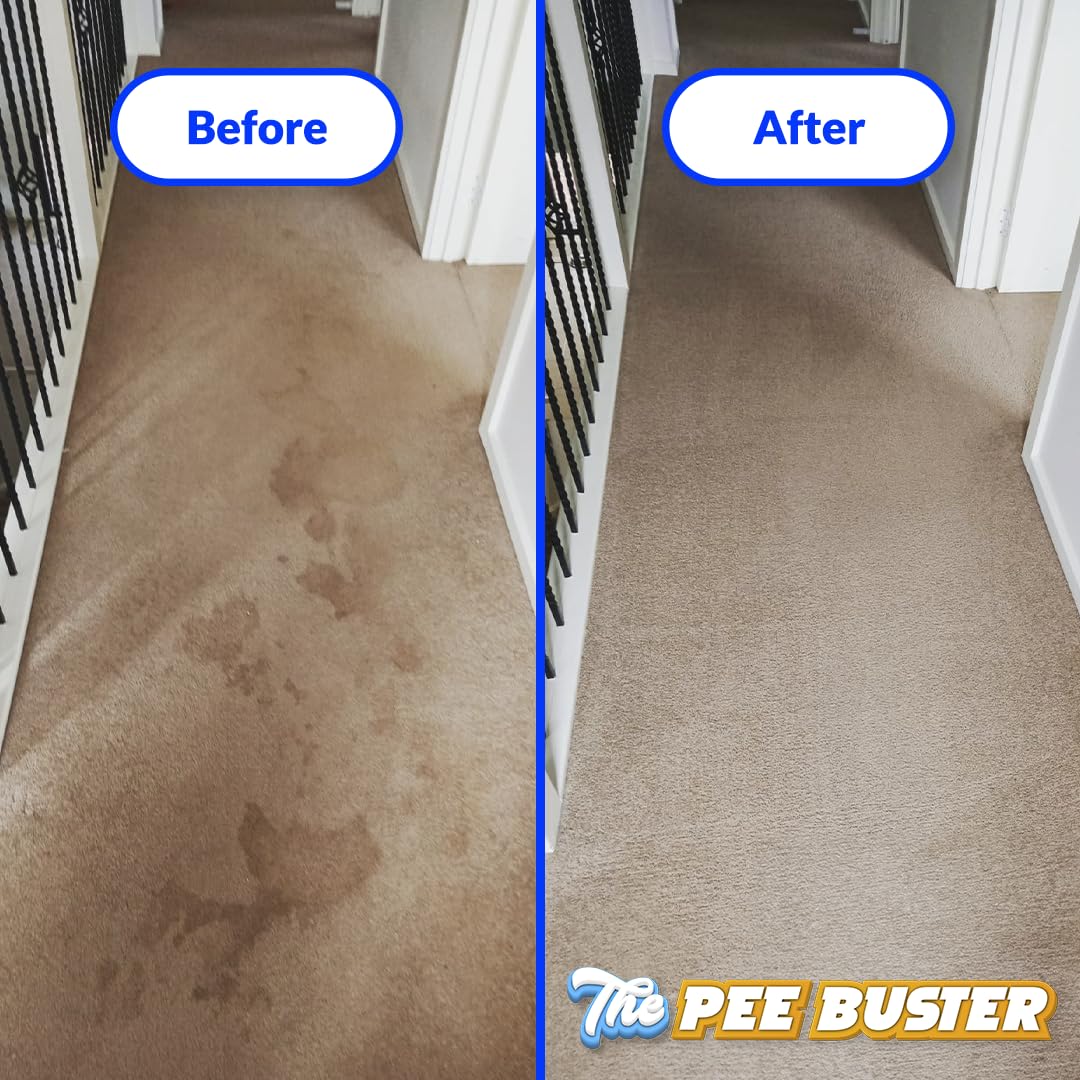 Generic Pee Buster on fabric upholstery for fresh feel
