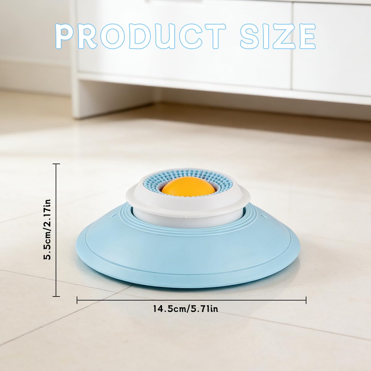 Generic enrichment toy promotes gentle licking and longer mealtime engagement.