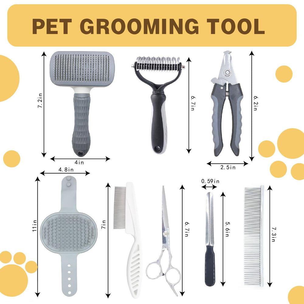 Generic Pet Grooming Kit bathing brush for deep coat cleaning and massage.
