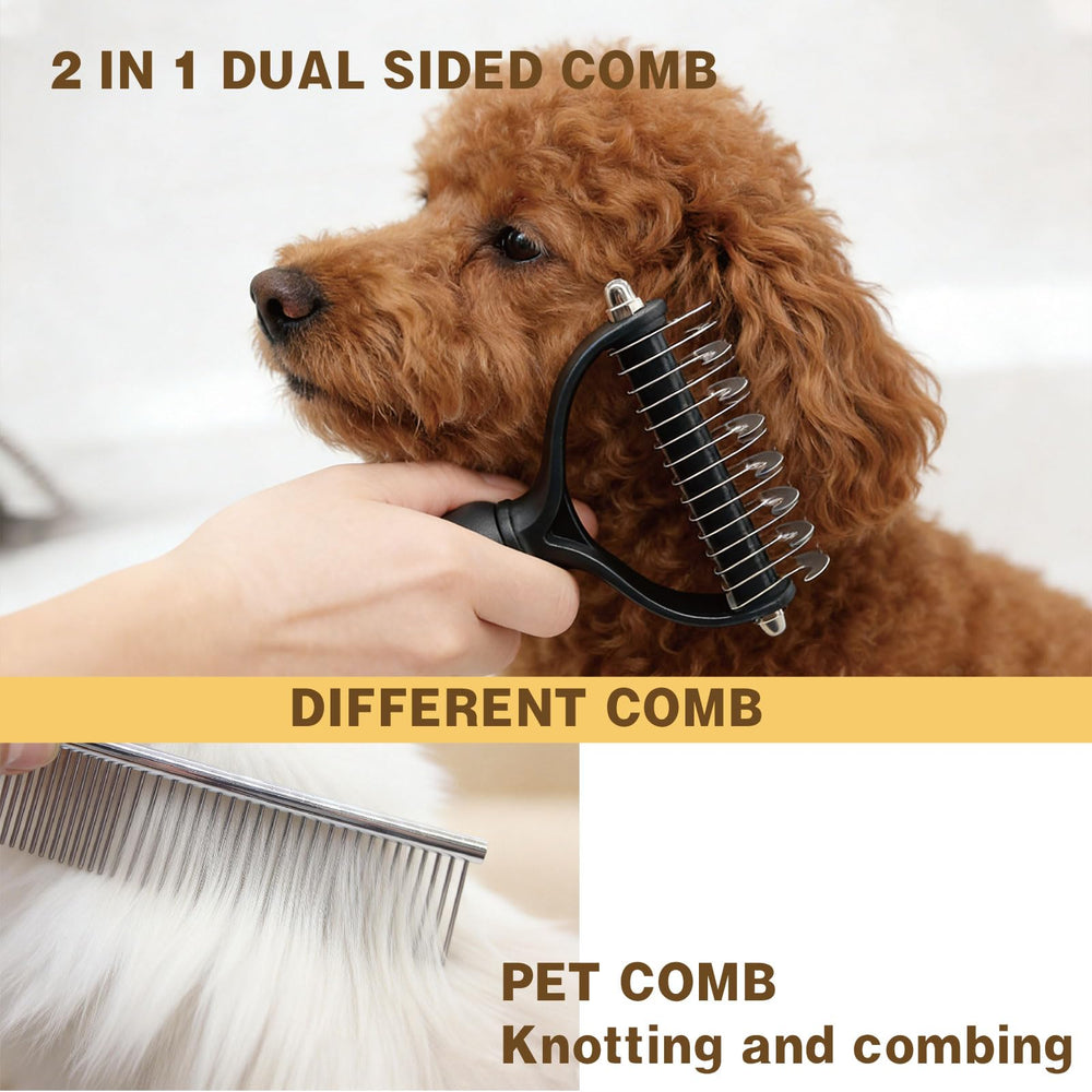 Generic Pet Grooming Kit safety scissors for precise trimming around face and paws.
