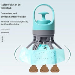 Generic Portable Pooper Scooper featuring non-touch six-claw mechanism for hygienic pickup