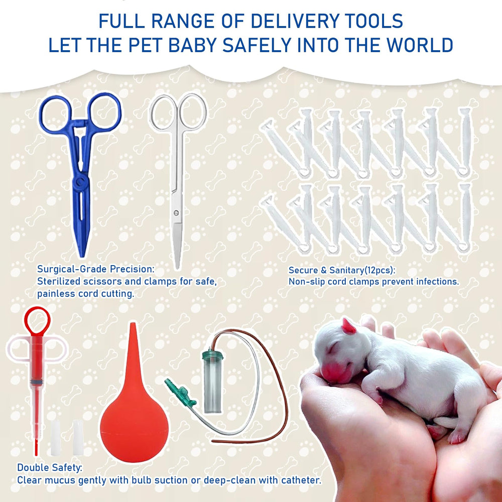 Generic Whelping Kit record forms capture birth data for growth tracking