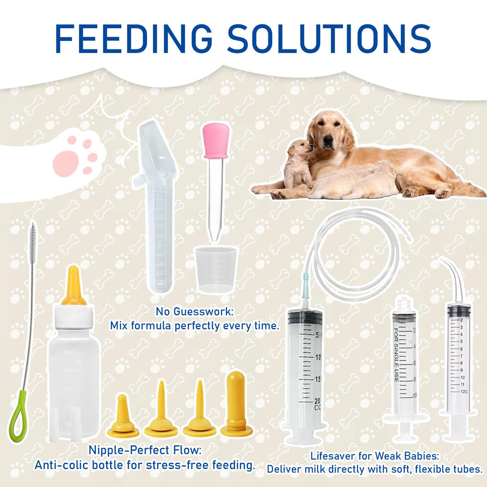 Generic Puppy Whelping Kit suction device helps clear airways in newborns