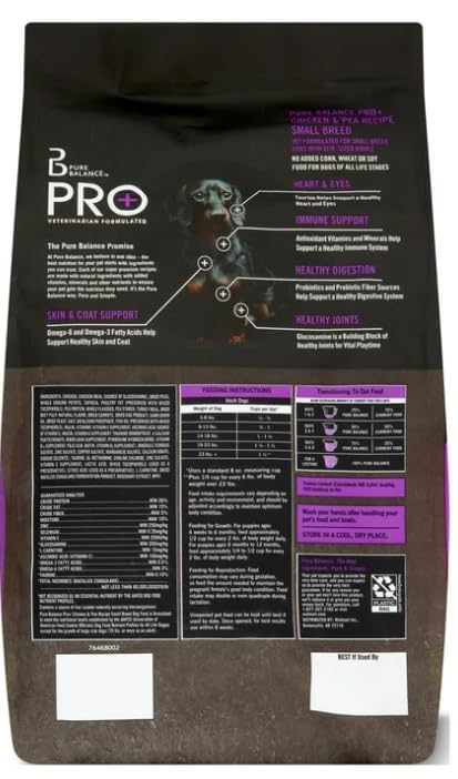 Pur Balence Pro+ probiotics and prebiotic fiber on packaging