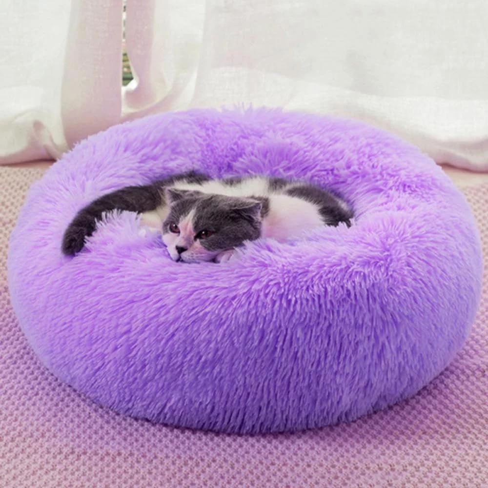 Generic Purrfect Cat Bed washable cover for easy cleaning.