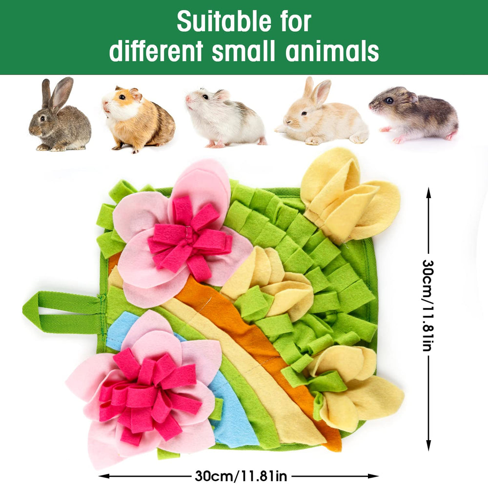 Generic Rabbit Foraging Mat anti-slip base for stable playtime.