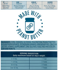 Generic rawhide-free twist chew image with textured surface supporting dental care.