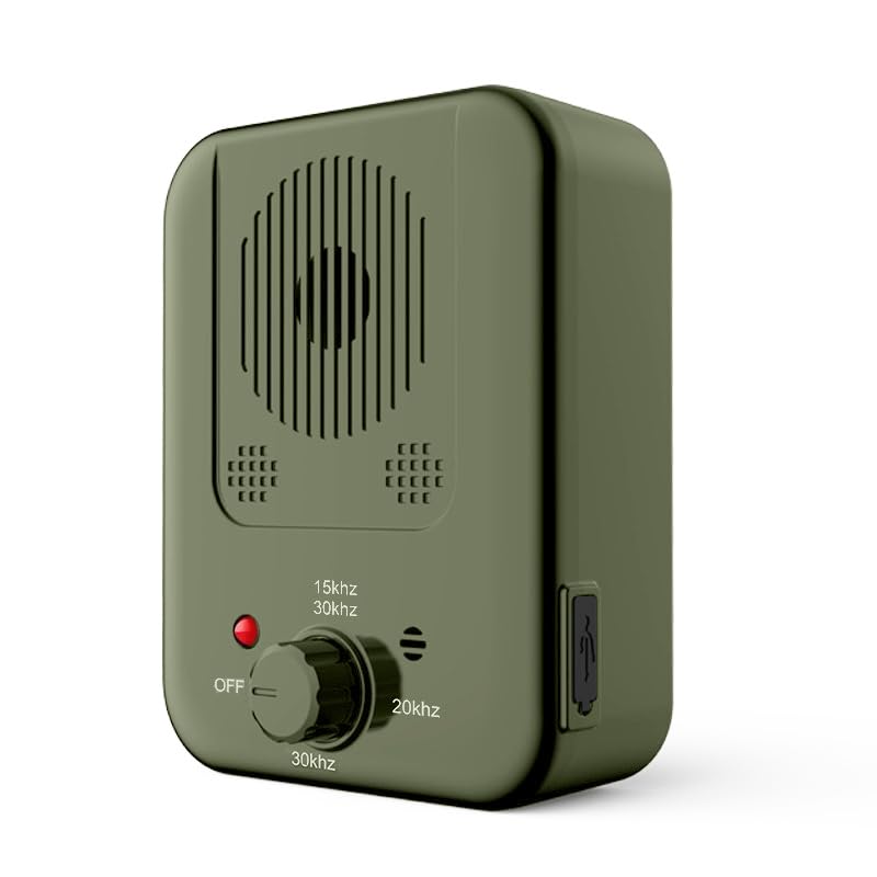 Generic Rechargeable Ultrasonic Bark Box front view; cordless design for simple home use.