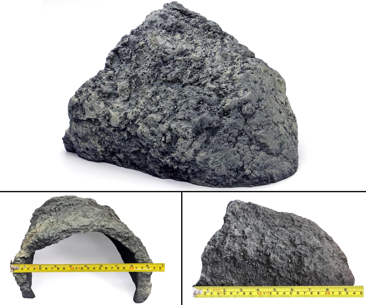 Generic Rock Cave Habitat basking platform promotes daytime rest and warmth.