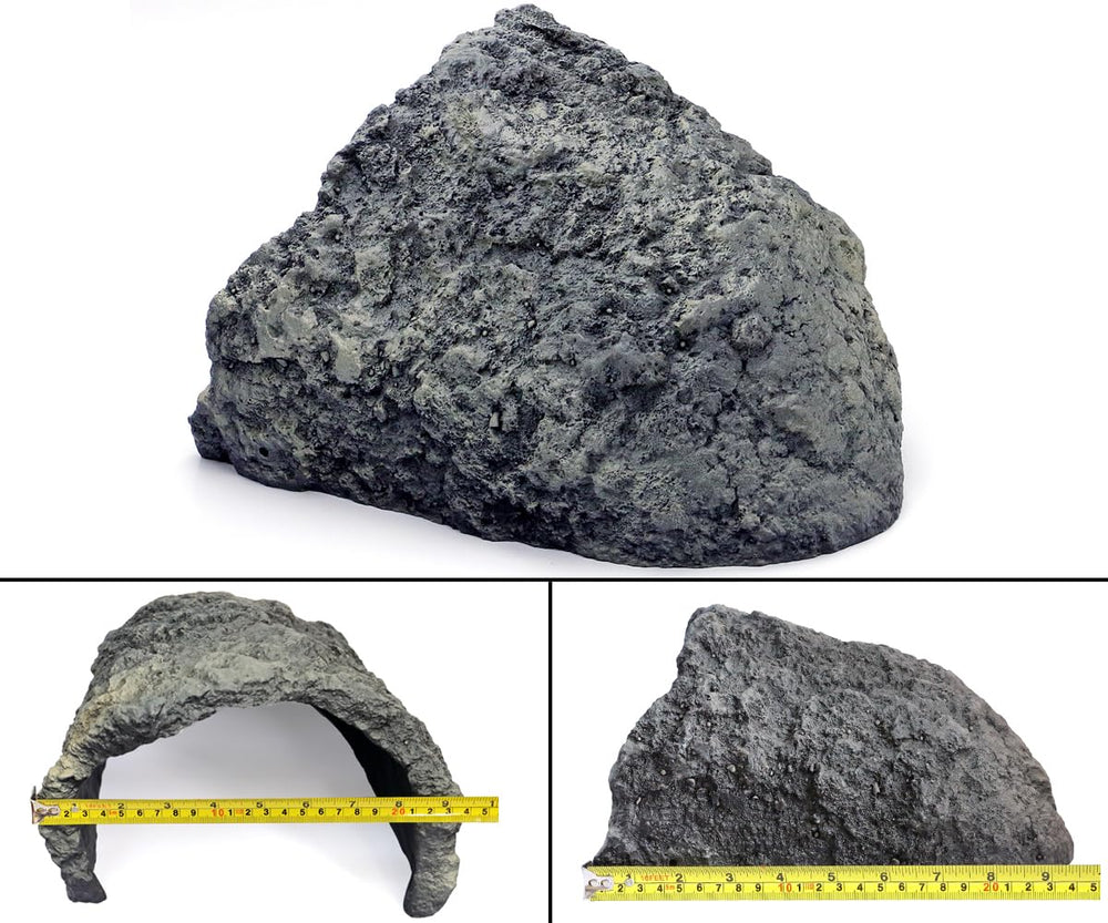 Generic Rock Cave Habitat basking platform promotes daytime rest and warmth.