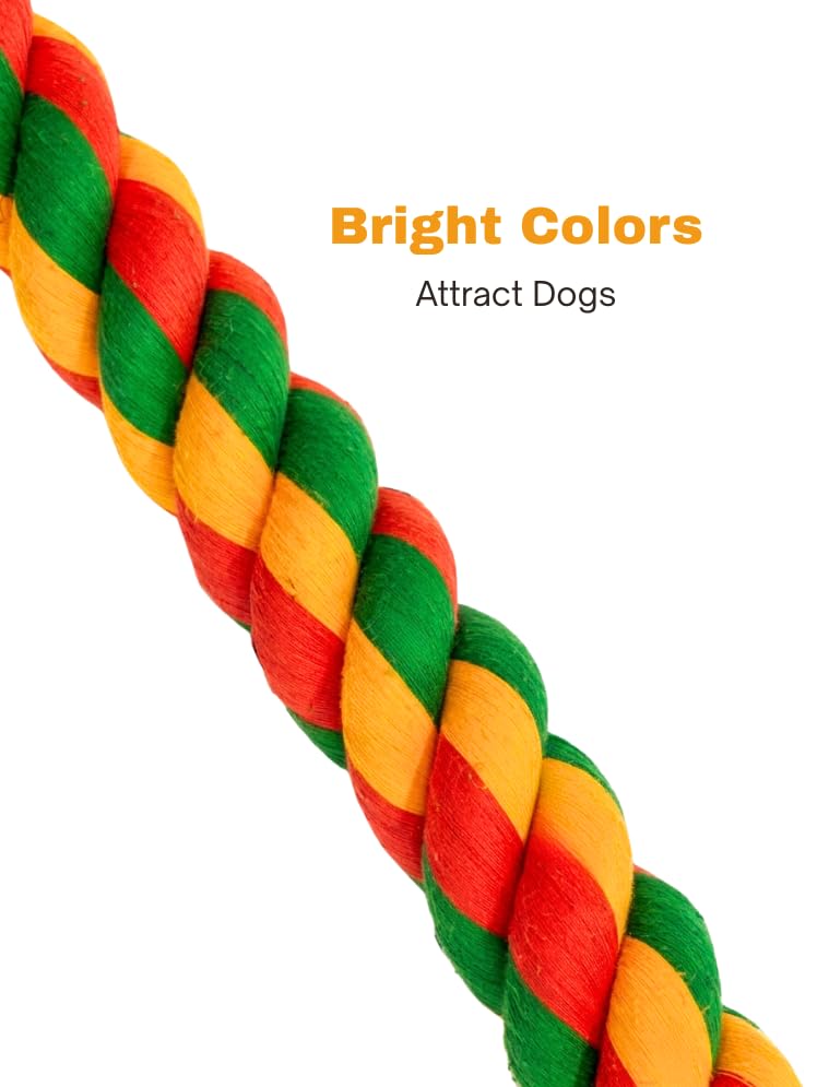 Generic safety-focused knots detail enhances durable, safe chewing sessions.