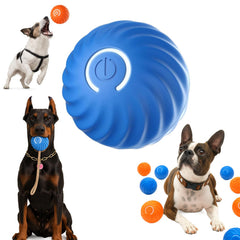 Generic Smart Jumping Ball for Dogs in blue, engaging all breed sizes for play