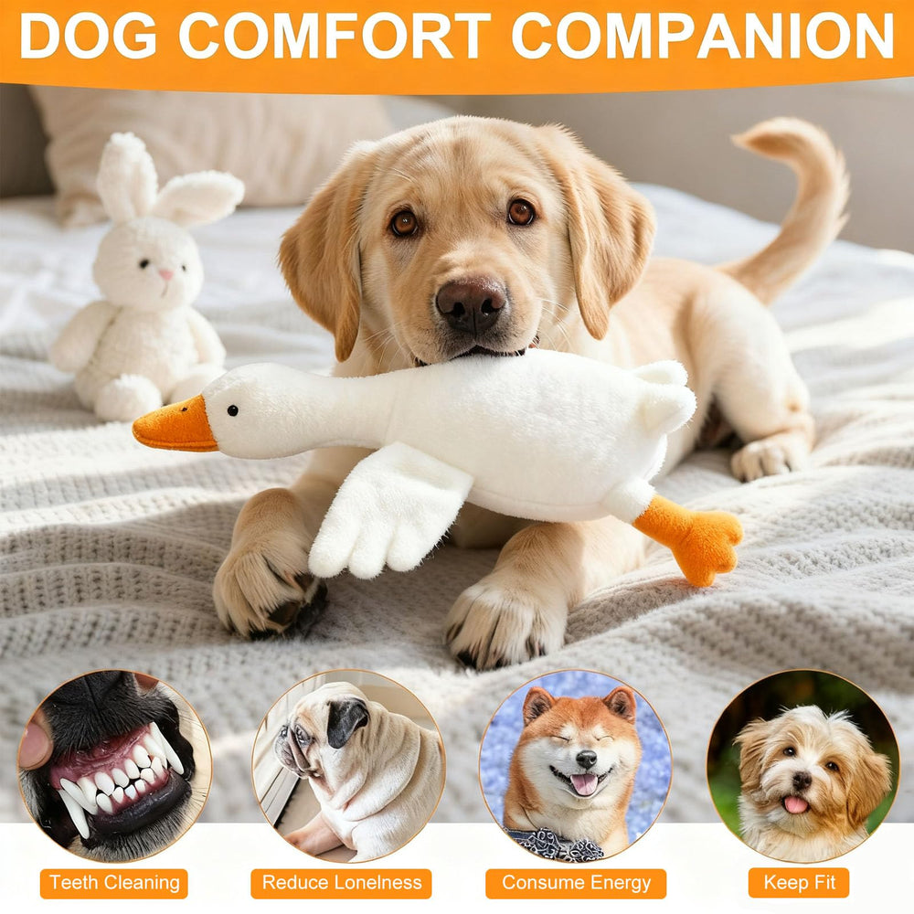 Generic Soft Plush Duck Toy ideal for gentle chewers and cozy snuggles.