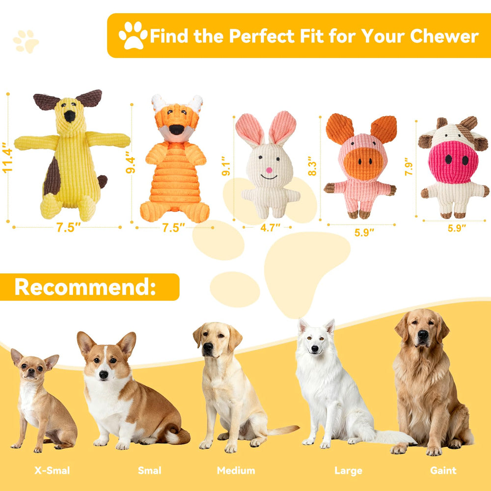Generic Squeaky Plush Dog Toy Pig for chew-safe teething fun.