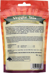 Generic Sunburst Veggie Stix highlight key ingredients like corn, carrots, and sun-cured hay.