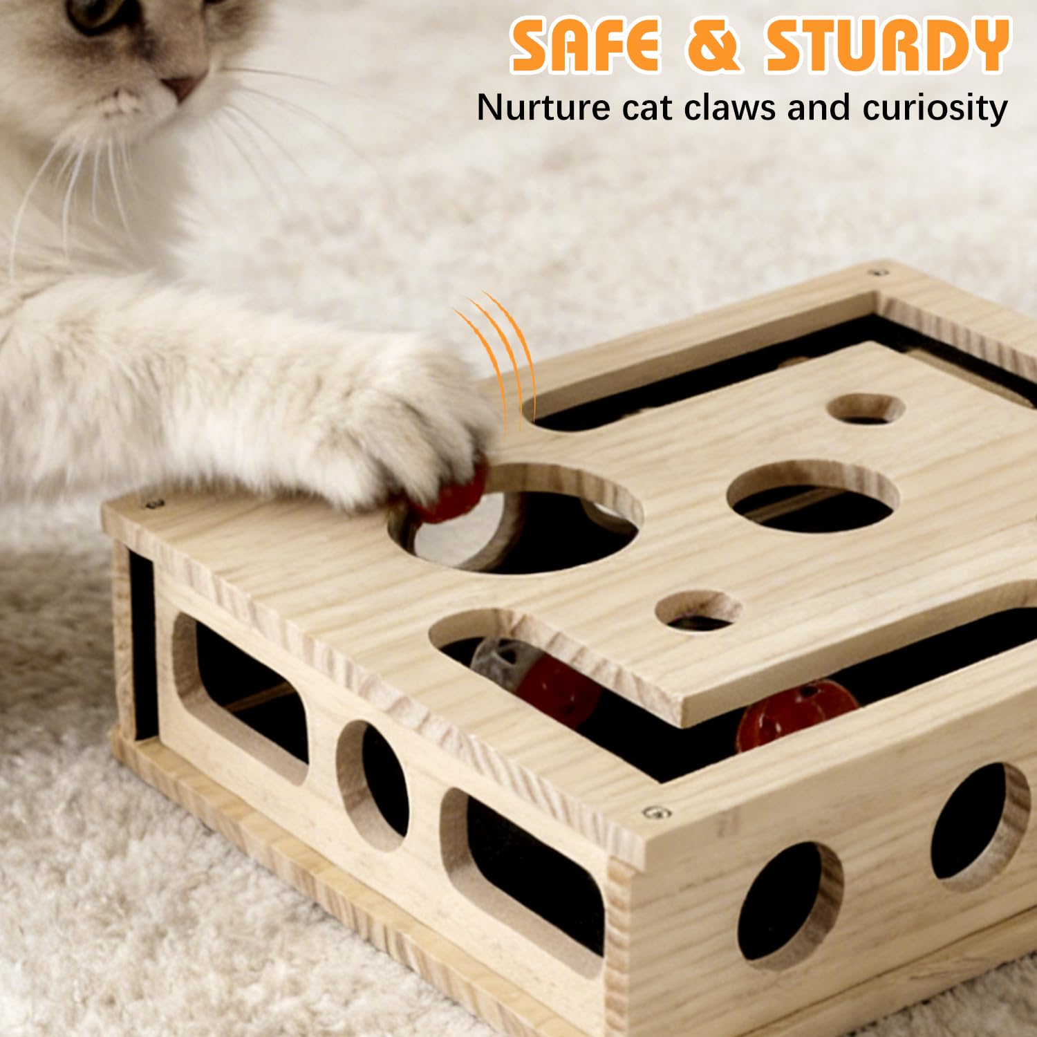 Generic Three Bell Balls Inside Box – interactive play boosts curiosity