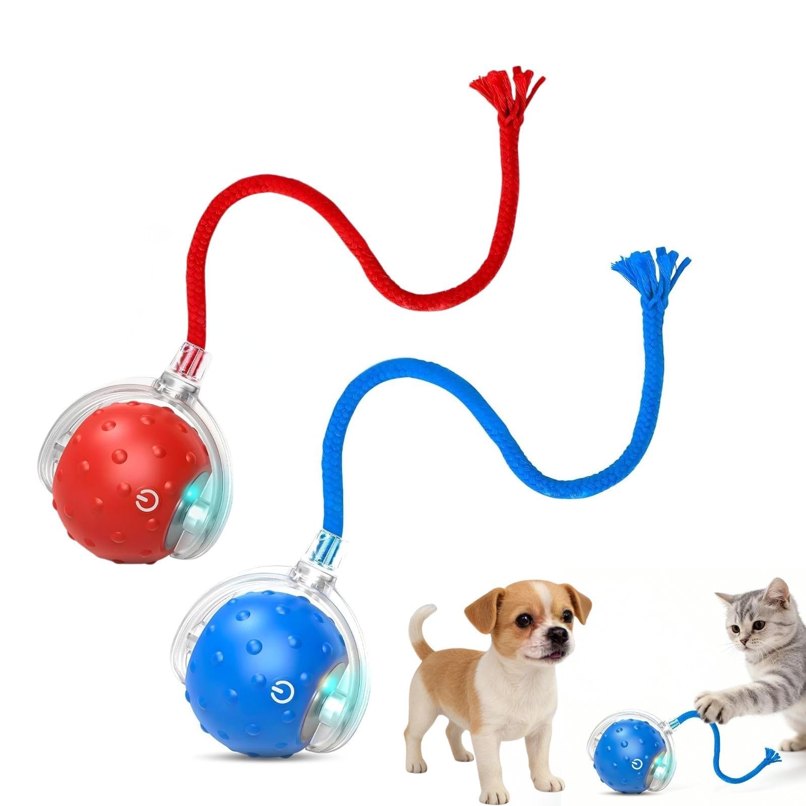 Generic Tiny Fetch Ball with 360° scroll for engaging indoor play.