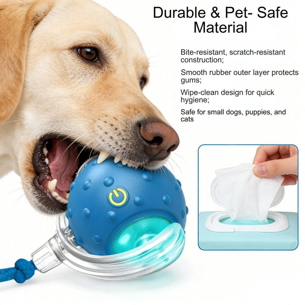 Smart obstacle avoidance helps the ball navigate around obstacles indoors.
