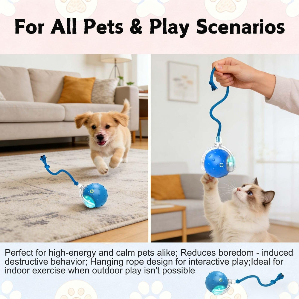 Three modes adapt to energy levels fast slow and touch activated.