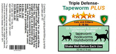 Generic Triple Defense Plus can be mixed with food for picky eaters.