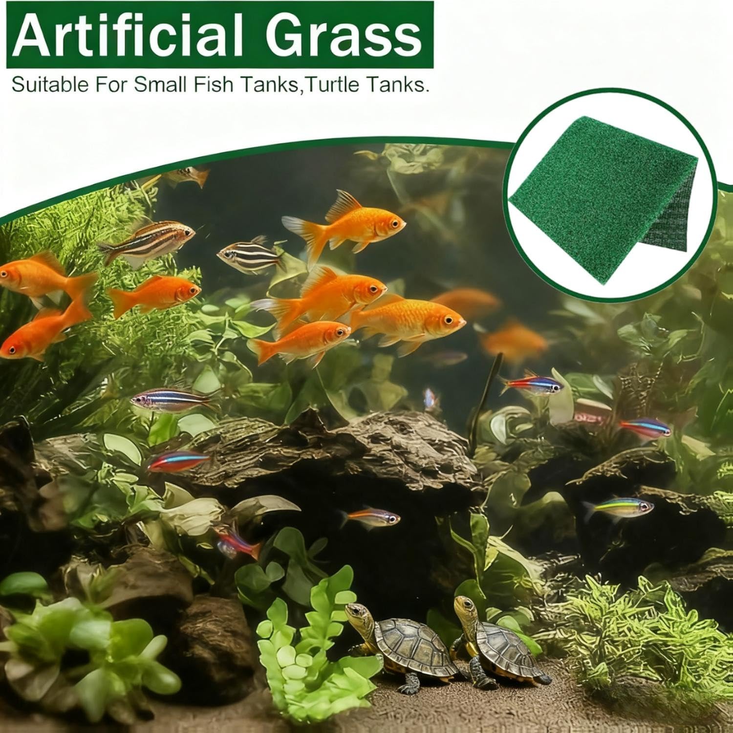 Generic Turtle Basking Platform doubles as aquarium decor and habitat enhancement.