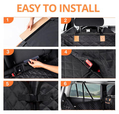 Generic Universal Dog Car Seat Extender with door guards protects door edges.