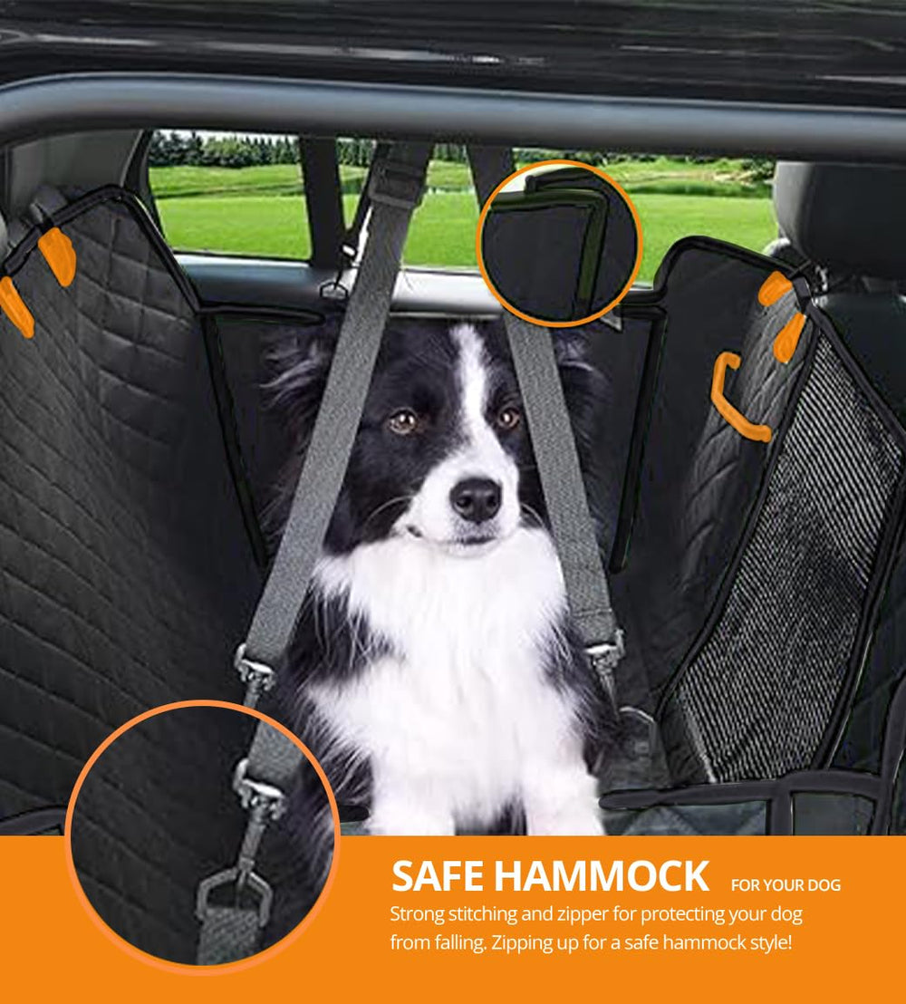 Generic Universal Dog Car Seat Extender storage pocket keeps essentials organized.