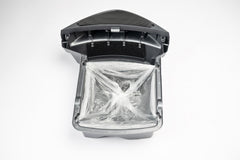 Generic unscented transparent bags fit 9–11 gallon drawers for monitoring.