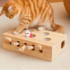 Generic Whack a Mole Cat Toy popup mice for engaging indoor play sessions.