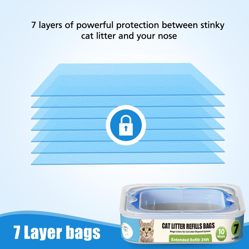 Genie-compatible Zippland refills for easy bag changes and odor control