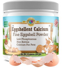 Gentle Blends Pet's Friend Eggshellent Calcium bottle for bones and joints.