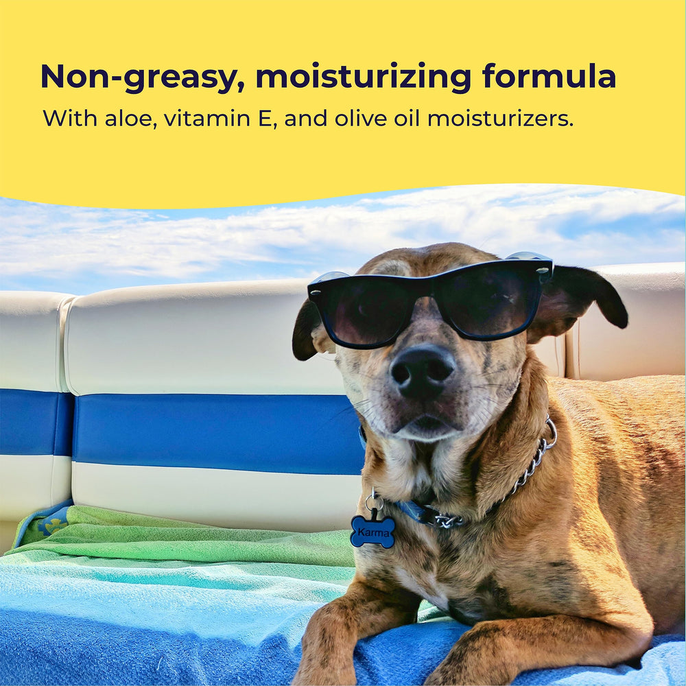 Gentle Creatures sunscreen applied to ears protects sensitive areas.
