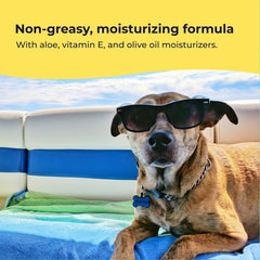 Gentle Creatures sunscreen applied to ears protects sensitive areas.