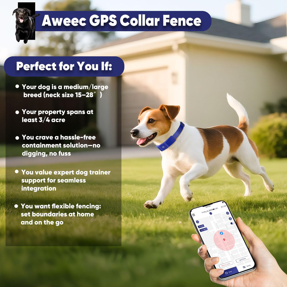 GeoPaws long-lasting battery up to 48 hours per charge.