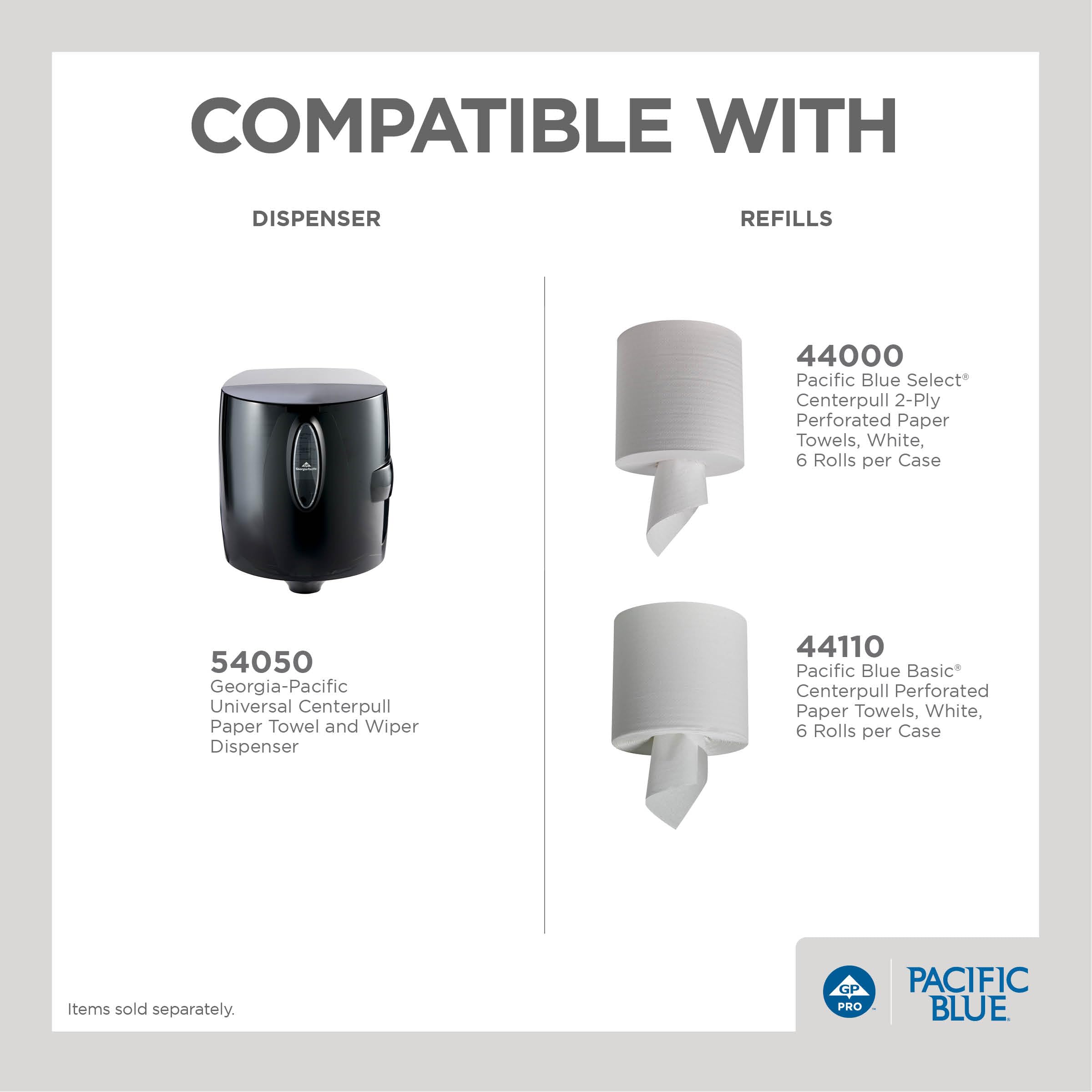 Compatible with standard centerpull dispensers for easy integration.