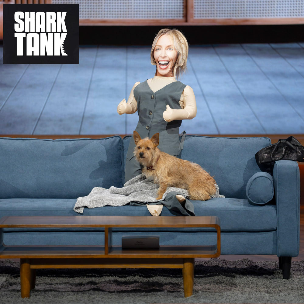 Gerty's comforting arms create a snug space for snuggling pets.
