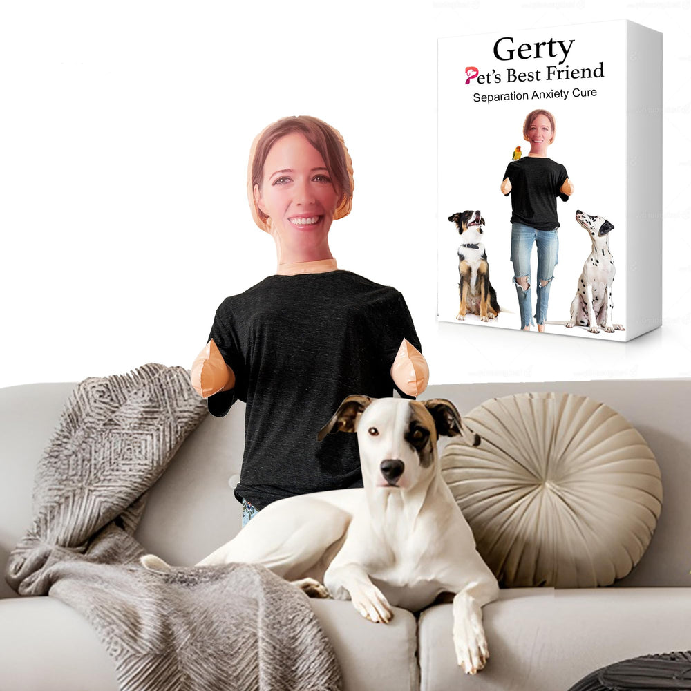 Gerty inflates three chambers for customizable comfort in dogs and cats.