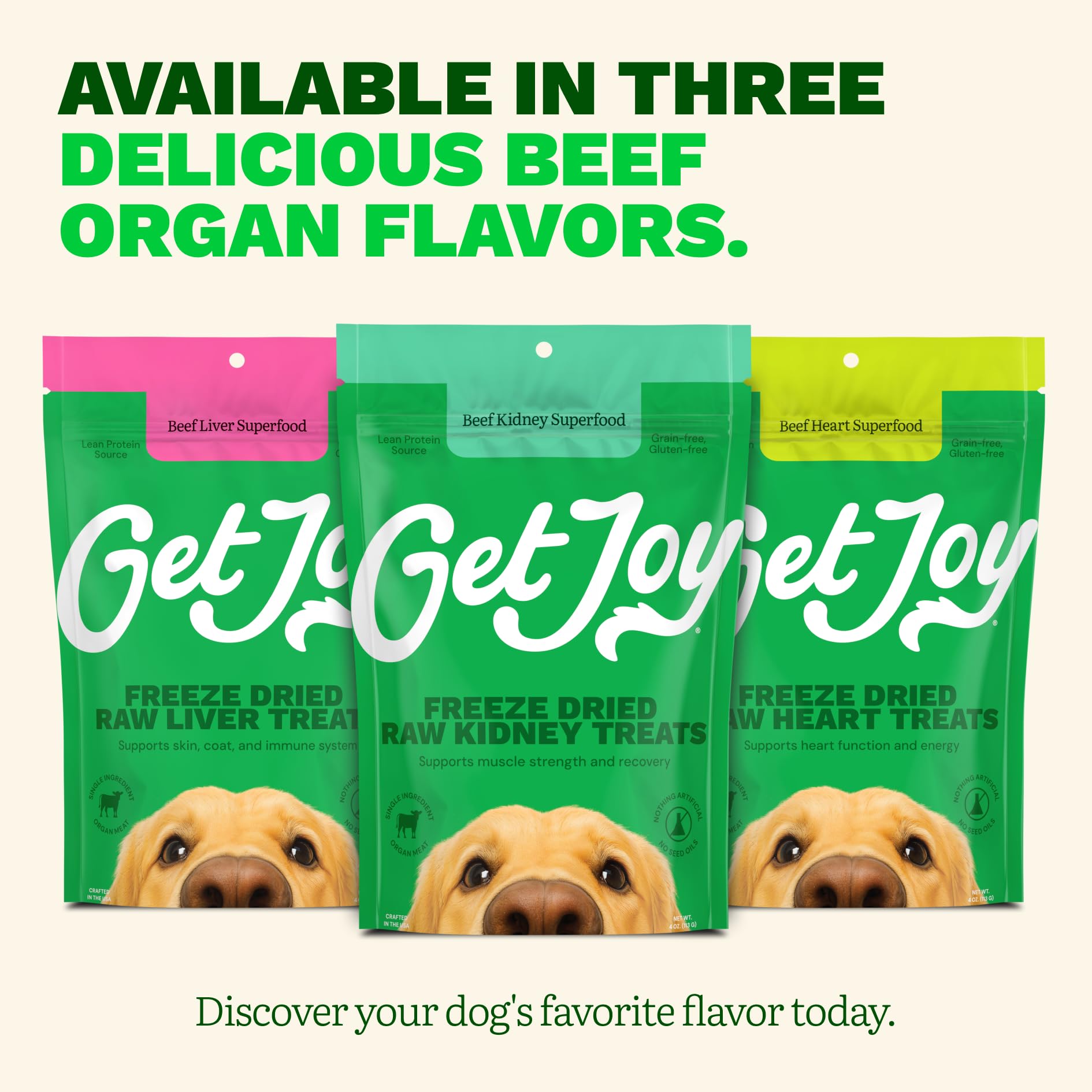 Get Joy made in USA and vet-tested for safety and quality.