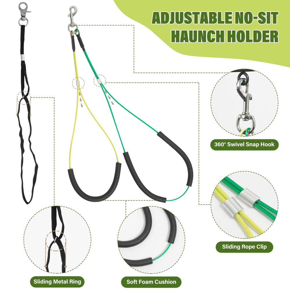 getlstub 35in grooming arm height adjustment fits small and medium dogs